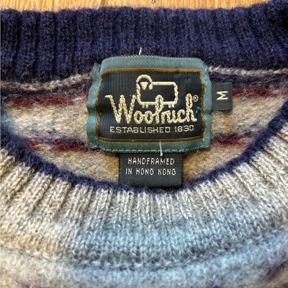 Vintage woolrich wool sweater - Picture 2 of 6